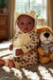 BABESIDE Adorable Lifelike Black Baby Doll - 17" Handmade Realistic African American