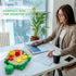 EAMC XHXX Mini Desktop Turtle Sandbox with Soft Sand and Small Tools -Premium Sand Garden for Desk Kit - Mini Zen