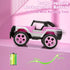 Carox Remote Control Car for Girls - Pink RC Car with Doll and Sticker, 1:16 Scale, Rechargeable Battery, Birthday Gift