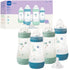 MAM 9oz Easy Start Anti-Colic Wide Neck Baby Bottle, Medium Flow Breastfeeding-Like