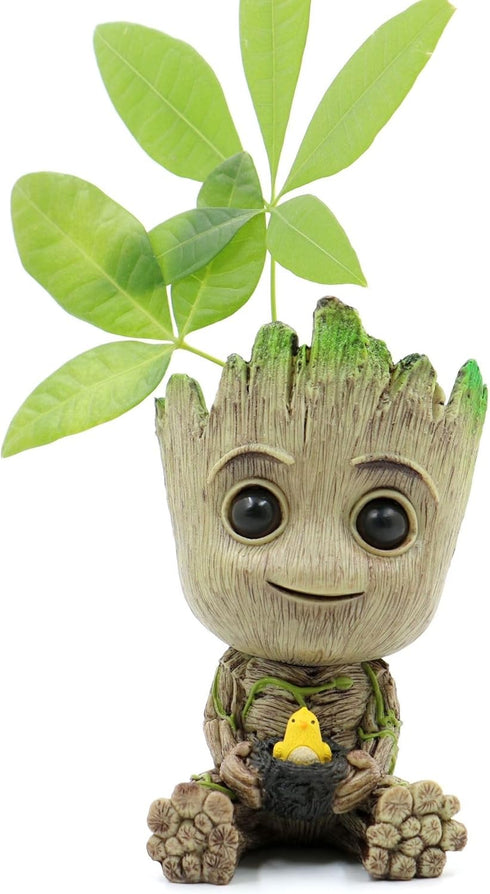 Mini Groot Figurine, Miniature Model Home Accessories, Decompression Artefact for Kids