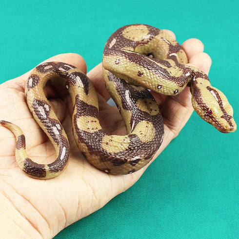 Amosfun Realistic Fake Snakes Toy, Scary Snake Figure for Halloween Decoration Props and Pranks