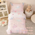 4 Set Set PERFEMET Piece Toddler Girl Bedding Space Theme Pink Toddler Bed with Sheets Soft Reversible Astronaut