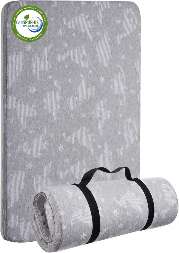 Lilian&Gema Pack and Play Mattress 38"x26"X1.5", Portable Mattress for Playpen, Pack N