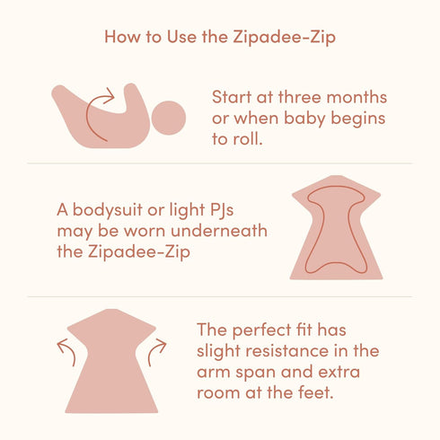 Cozy (3-6 3 Pack SleepingBaby Zipadee-Zip Transition Swaddle - Baby Swaddle Blanket with Zipper Convenience - Roomy