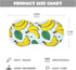 J JOYSAY 22''x11'' 4 1 Pack Banana Baby Burp Cloths for Boys Girls Large Cotton Baby Washcloths Extra Absorbent Soft