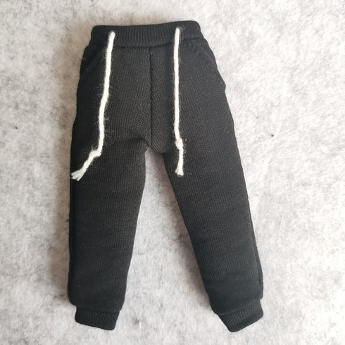 1/12 Scale Male Clothes, Men Hoodie and Pants for 6 Inch Action Figure Body Doll (A)