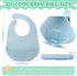 Mepase Silicone Bibs Waterproof Silicone Baby Bibs Soft Adjustable Baby Feeding Unisex Kid Eating Supplies