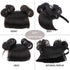 1 Pack Baby Wig Braid Hairband wig for kids baby headband baby hair Children Fake Bangs Head Buckle COS Hair Accessories Baby (Black)