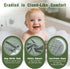 Seozio 2 Pack 100% 32x32Inch Hooded Baby Bath Towels for Newborn, Cotton Baby Bath Towel with Hood for Babies, Infant