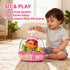 MoraBaby 6-12-18 1 1-3 Baby Girl Toys Months, Press & Spin Ocean Musical Light Up Toy | Bilingual Learning Educational