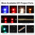 Light Up Your Bricks- 2 Pieces X Multi-Color Fast Flashing Light 30 cm, USB Powered, Compatible with All Legos