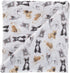 Mud Pie, French Bulldog Print Baby Swaddle Blanket, 47" x 47", Frenchie