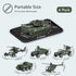 Diecast Military Vehicles, 6 Pack Army Toys Assorted Alloy Metal Model Cars for Boys Kids Age 6-10