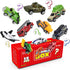 Oriate Diecast Toy Cars Set for 3-8 Year Old Boys, 12 Pack Mini Metal Cars 1/64, Blind Box Edition
