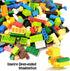 1,000 PCS Building Blocks Bulk Set, Classic Building Blocks Kit Compatible with All Major Brands for Kids