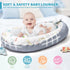 7-in-1 Tummy 0-3-6-9-12-18 Baby Play Mat, Infant Gym Mat for Sensory and Motor Development, Washable & Portable Newborn