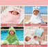 Generic 14 Set, 3 11 PCS Thicken Baby Towels PCS Soft Hooded Baby Towels & PCS Washcloths, Baby Bath Towels