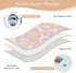 siphylline 52" 34" Purple Geometric Giraffe Extra Large Resuable Bed Underpads Highly Absorbent Baby Diaper Changing