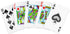 Copag Legacy Design Playing Cards - 100% Plastic, Bridge Size (Narrow) Regular Index Red/Blue