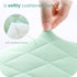 TOTCHILL 2 Pack, Light Quilted Crib Sheets Soft Fitted Sheets for Standard Crib and Toddler Mattresses, Pink Butterfly