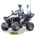 Bruder 63011 Police Quad with Light, Skin Policeman and Accessories