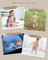 Pack 13, 6pcs Diapers+6pcs babygoal Boho Cloth Diapers of Baby Reusable Washable Pocket Nappy, Rayon from Bamboo