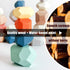 BESTAMTOY 36 PCS Wooden Sorting Stacking Rocks | Sensory Toddler Montessori Toys for Kids 3-6 Years