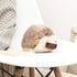 DEMDACO Huddled Small Hedgehog - Wispy Chestnut Children's Plush Stuffed Animal