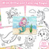 DreamCosy 12 Pack Paint with Water Coloring Books for Toddles, Water Painting Kit with Brush & Pages, Mess-Free Arts