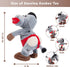 Emoin Dancing and Singing Donkey Toy Valentines Day Gifts, Shaking Donkey Stuffed Animal Interactive Musical Toys