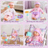 Set 3 4 5 6 7 12.5-inch 2 sets 17 Baby Doll with Stroller for Realistic Pretend Play for Year Old Toddler Girls Gifts.