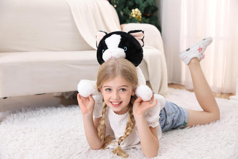 5 lbs, 27 inches Cat Weighted Stuffed Animals, Cuddly Plush Pillow Giant Plushie Ideal Gift for Adults & Kids