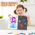 Art & Craft Activity, Foil Fun Princess DIY Kits, No Mess Creative Drawing Game for Kids Ages 4-9, Birthday Gifts