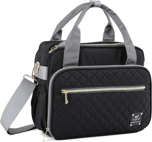 GOGOSO Crossbody Small Diaper Bag, Cute Mini Baby Diaper Tote Bags with