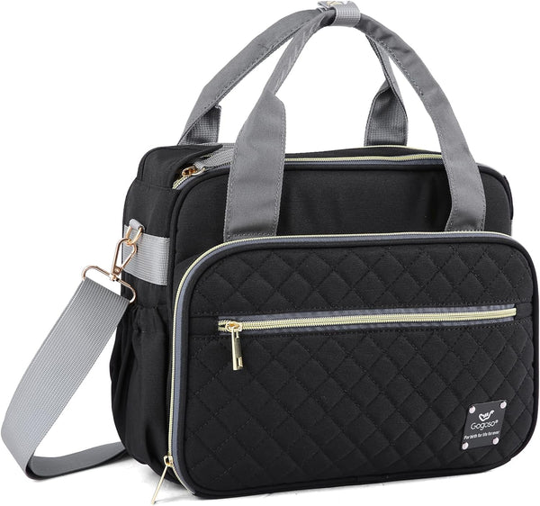GOGOSO Crossbody Small Diaper Bag, Cute Mini Baby Diaper Tote Bags with