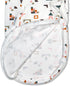 Infant Baby Swaddle Blanket - Safe Infant Sleep Zip Swaddle (ToyBlock Print Sleepsack 1PACK)