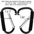 Newraturner Mommy, 2 Large Stroller Hooks for pcs Carabiner Stroller Hook Organizer for Hanging Purses, Diaper Bag