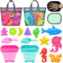 Collapsible Beach Sand Toys for Kids - Travel Beach Toys with 2
