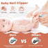 Baby Nail Clippers Set with Cute Case - Infant Fingernail and Toenail File Kit for Newborn Grooming Gift