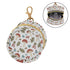 Sinestour Mushrooms Butterfly Leaves White Print Pacifier Holder Case for Diaper Bag Portable Travel Pacifier Storage