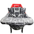 HIVVI 2-in-1 Portable Grocery Cart Seat Cover and Baby Highchair Cover (Gray Arrow)