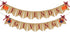 Friendsgiving Banner Burlap, Thanksgiving Decorations, Rustic Turkey Pumpkin Bunting for Party Supplies and Decor