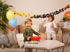 Construction Birthday Party Supplies Banner | Baby Boy Toddler Kids Birthday Truck Decorations, 8-feet Long