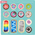 Dozen 13 Baker's Wooden Donuts, Assorted Colorful Wood Eats! Pastries by Imagination Generation