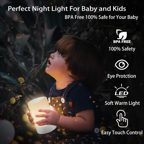 G Keni Cordless Desk Lamp with Ultra Bright Night Light and Wireless Charging