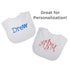Neat Solutions 20 Pack 2-Ply Knit Terry Feeder Bibs in White