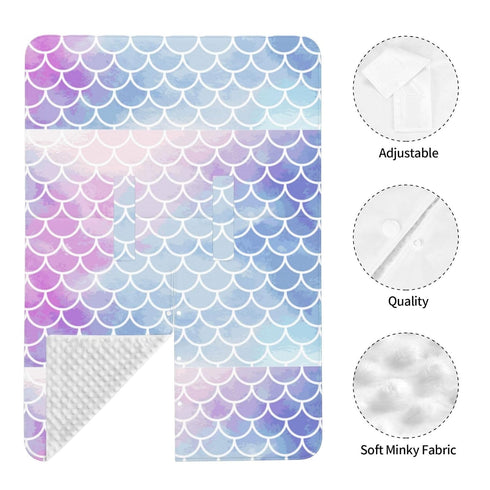 Schgap Mermaid Baby Car Seat Covers Canopy Soft Stroller Cover Nursing Cover Breastfeeding Baby Carrier Cover