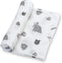 LollyBanks Baby Blanket, 100% Cotton Cozy Muslin Swaddle Blankets for Boys, Large