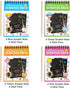 POKONBOY 16 Pack Scratch Arts and Crafts Notebooks, Rainbow Party Favors for Kids Coloring Books and Supplies